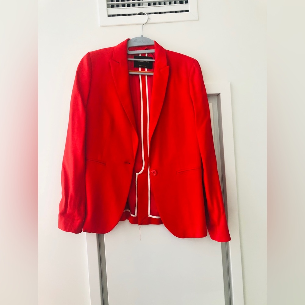 Massimo Dutti Red blazer
